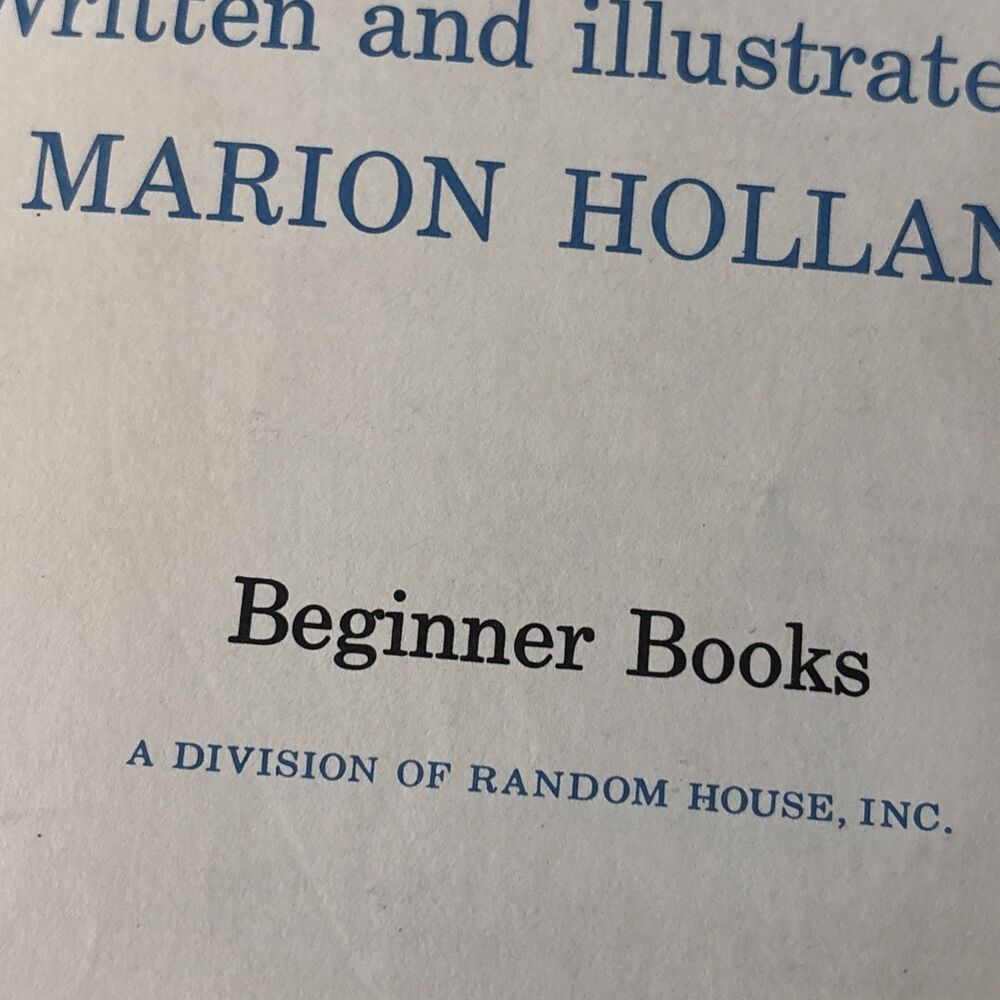 A Big Ball of String Marion Holland 1958 Book RARE - Cloth Bound HC Beginner - Picture 8 of 16